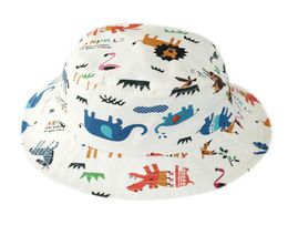 Spring and summer baby fisherman hat girl cartoon sunshade boy basin cap sun hat7340752