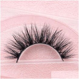 False Eyelashes Viso 3D Mink Lashes Natural Long Handmade Makeup Beauty Winged Fake Eye Extension Tools E19False Drop Delivery Otzid