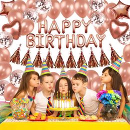 Party Decoration Happy Birthday Balloons Foil Letter Balloon Decorations Kids Adult Alphabet BN200001