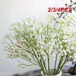 Decorative Flowers 2/3/4PCS Decoration Plastic Wrapped Iron Branches And Stems 108 Small Flower Buds Simulation Pendant Artificial