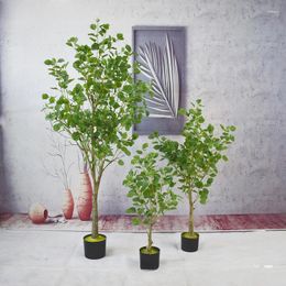 Decorative Flowers Simulated Tree Floor To Ceiling Potted Plant Decoration