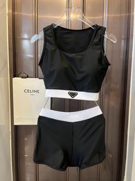 Designer Damen Badeanzug Mode zweiteiliger Badeanzug Set Strandkleidung Marke Brief mit mittlerer Taille Schwimmanzug Bkini Urlaubsfeier Badebekleidung