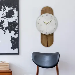 Wall Clocks Simple Hanging Clock Fashion For Hallway Dining Room Decorative