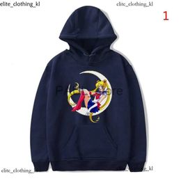 Men's Hoodies Sweatshirts Japan Anime S-sailors Moon Printed Hoodies Unisex Sleeve Hoodie Pullover Fan Outdoor Beautiful Girl Warrior Print 111