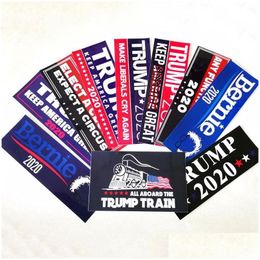 Adhesive Stickers Wholesale Donald Trump Car Sticker America President Election Fashion Exquisite Home Garden Waterproof Wvt0428 Hig Dhffi