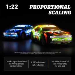 Electric/RC Car Luminous Toy Car 1 22 Mini RC Car RC Track Simulation Car Electric Remote Control Model Car RTR Adult and Children Toy Gifts