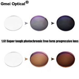 Boats 1.61 Super Tough Photochromic Digital Free Form Progressive Prescription Optical Lenses with Fast Color Changing Performance