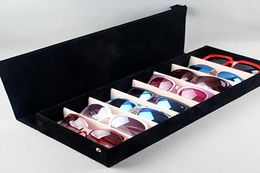 Glasses Case 8 Slot Grid Glasses Sunglasses Jewelry Display Rack Case3177304