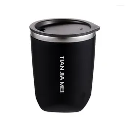 Mugs 304 Stainless Steel Double Insulation Mug Coffee Cups Beautiful Tea Drinkware Cup For With Lid Year Bar