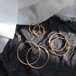 Hoop Earrings For Women Fashion Circle Copper Round Face Shows 2024 Jewellery Wholesale