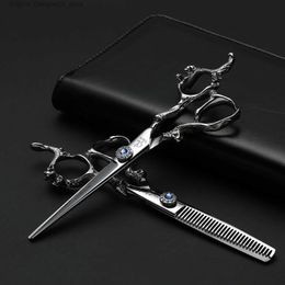 Hair Scissors 1 dragon handle hair clipper hair clipper hair thinning clipper hair cutting tool Q240426