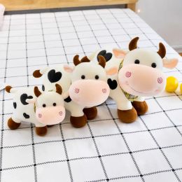 Smile Cow Plush Toys Stuffed Animal Toy For Girls Cotton Animal Plush Doll Filled Home Decoration Birthday