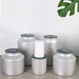 Jars Reusable Aluminum Vacuum Canister Vacuum Seal Food Storage Containers with Lids Ideal for Cereal/ Coffee Bean/ Tea/Pet Food