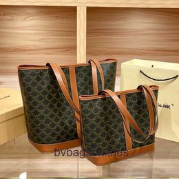High end Designer bags for women Celli Genuine Handheld Tote Bag for Womens 2024 New Commuter Large Capacity Shoulder Bucket Bag Original 1:1 with real logo and box
