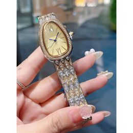 Seduttori Womens Bvlgairs Bracelet Style Women Watch Serpenti Luxury Wristwatch Snake Head Shaped Female Niche Classic Gold Shadow women wristwatch WU0D 05KO