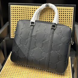 10A Fashion Laptop Bag Designer Letter Luxury Briefcase Business Design Briefcase Very Handbag Large Bag Fashion Capacity Leather Is La Aows