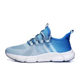 Boots Fashion Men Sneakers Mesh Breathable Man White Running Tennis Shoes Comfortable Outdoor Sports Men Casual Shoes Tenis Masculino