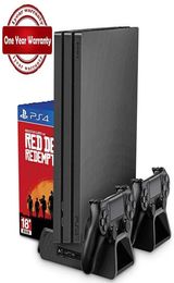 PS4PS4 Slimps4 Pro Vertical Stand com resfriador de resfriador Dual controlador de carregador de carregamento da Sony PlayStation 41267221