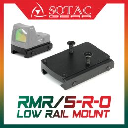 Accessories Tactical Optical Low Picatinny Rail Mount w/Original Footprint For RMR Red Dot Sight