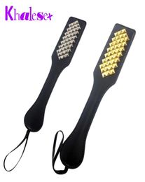 Delicate Leather Spanking Paddle for woman Sex Toys Spanking Flogger Whip Fetish Slave Flirting Paddle sex products for couple q422230502