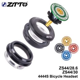 Boats Ztto 4444s Mtb Bicycle Headset 44mm Cnc 1 1/8" 28.6 Straight Tube Fork Internal 44 Semiintegrated Mountain Road Bike Headset