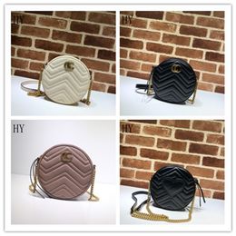 Designer Luxury BAG Round Black Mini Shoulder Bag 550154 Chain Crossbody Shoulder Bags 7A Best quality