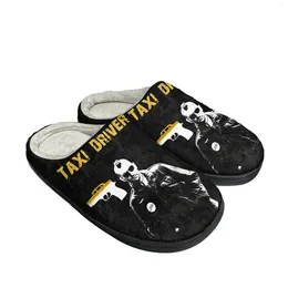 Slippers Taxi Driver Movie Home Cotton Mens Womens Plush Bedroom Casual Keep Warm Shoes Thermal Indoor Slipper Customised Shoe