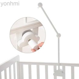 Mobiles# Baby Wooden Cloud Bed Bell Bracket Cartoon Crib Bed Bell Mobile Hanging Rattle Toy Hanger Baby Crib Decoration Holder Arm Bracke d240426