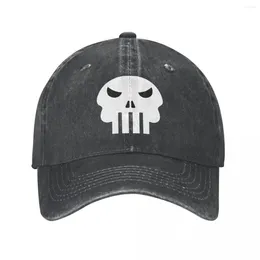 Ball Caps Skull Spring Summer Visor Cap For Men Women Baseball Vintage Halloween Horror Skeleton Hats Denim Outdoor Casquette