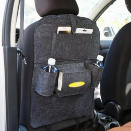 Storage Bags Universal Car Seat Bag Organiser Auto Multi-Pocket Back Drinks/Tissue/Umbrella Container Holder Backseat M34C