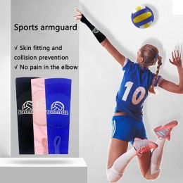 Basketball 1 Pair Armband Female Cuff Breathable Compression Basketball Volleyball Elastic Breathable Arm Warmer Elbow Protection Accessory