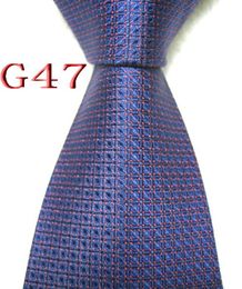 G47 100Silk Jacquard Woven Handmade Men039s Tie Necktie0123613990