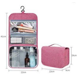 Storage Bags Hanging Bag Compartment Flip Cover Multi-function Large Capacity Foldable Travel Makeup Accessory