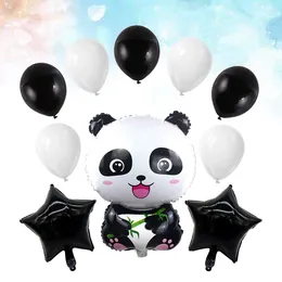 Party Decoration 10pcs Balloon Set Panda Theme For Birthday Festival
