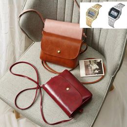 Bag Driga Women Small Flap Ladies Fashion Handbag Retro Shoulder Bags Solid Messenger Mobile Phone Packet