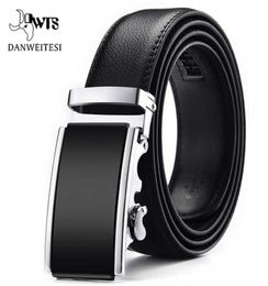 DWTSMen Belt Male Genuine Leather Belt Men Strap Belts For Men Automatic Buckle Black Men039s Belts Cummerbunds cinturon homb1429804