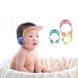 Safe Shampoo baby Shower Cap Bathing Bath Protect Soft Cap Hat For Baby Children Kids Gorro de ducha Tonsee ss1834 240412