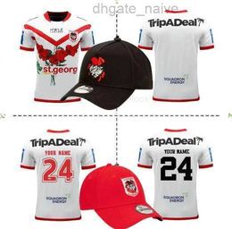 2023 ST GEORGE ILLAWARRA DRAGONS ANZAC RUGBY JERSEY 2024/25 Dragons MENS black Baseball Cap hats TRAINING JERSEY size S-5XL