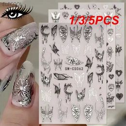 B6C5 Tattoo Transfer 1/3/5PCS Angel Wing Temporary Tattoos For Women Adults Realistic Butterfly Feather Face Fake Tattoo Sticker 240427