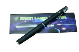 Xmas Gift Green laser pointer 2 in 1 Star Cap Pattern 532nm 5mw Green Laser Pointer Pen With Star Head Laser Kaleidoscope Light3280791