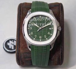 4 Colour Watches For Men 40mm Watch Automatic Cal324 SC Green Grey Blue Dial 5167 Eta Rubber Strap ZF Factory Men039s Wristwat7785671