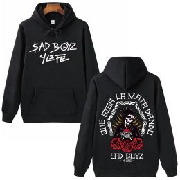 Rapper Junior H Sad Boyz 4 Life Hoodie Sweatshirt Women Men Long Sleeve Fashion Pullover Harajuku Tops Streetwear Clothes