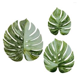 Decorative Flowers 6pcs Artificial Palm Leaves Fake Plants Multipurpose Pography Props For Pool Party Wedding Baby Shower Decoration