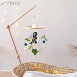 M2JS Mobiles# Baby Rattle Toy 0-12 Months Bed Bell Bracket Wooden Mobile Newborn Crochet Bed Bell Hanging Toys Holder Bracket Infant Crib Toy d240426