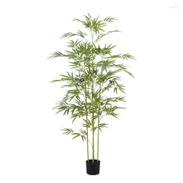 Decorative Flowers Simulated Bamboo Potted Plants And Green