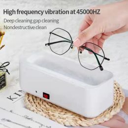 Appliances Acoustic Vibration Cleaner Multifunctional Portable Household Cleaning Machine Glasses Cleaning Device Watch Jewellery Cleaning In