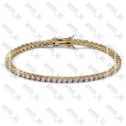 Tennis Bracelet Designer Bracelets Silver Gold Chain Diamond Zircon Fashion Jewellery Stainless Steel for Men 3mm 4mm 5mm Chains 7inch 8inch 9inch Adult Jewellery 363