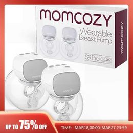 Breastpumps Momcozy S9 wearable professional electric double chest pump gray 240424