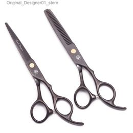Hair Scissors Hair clippers 5.5-inch 6-inch purple dragon hair clippers thin scissors high-quality wholesale Z1005 Q240426
