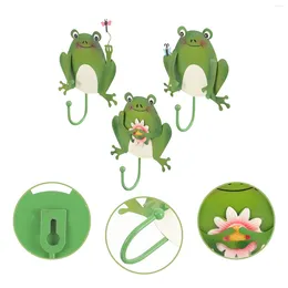 Christmas Decorations 3 Pcs Heavy Duty Clothes Rack Frog Hook Wall Decoration Hooks For Towel Hanging Kitchen Bathroom Key